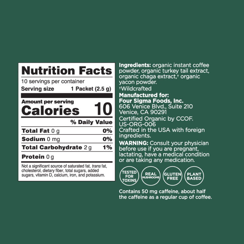Gut Health Instant Coffee, Packets