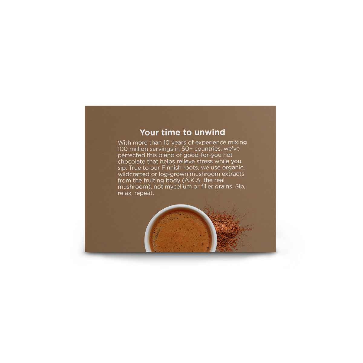 CALM Organic Cacao Mix with Reishi Mushrooms (4-PACK)
