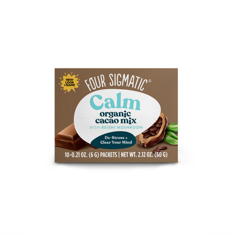 CALM Organic Cacao Mix with Reishi Mushrooms (4-PACK)