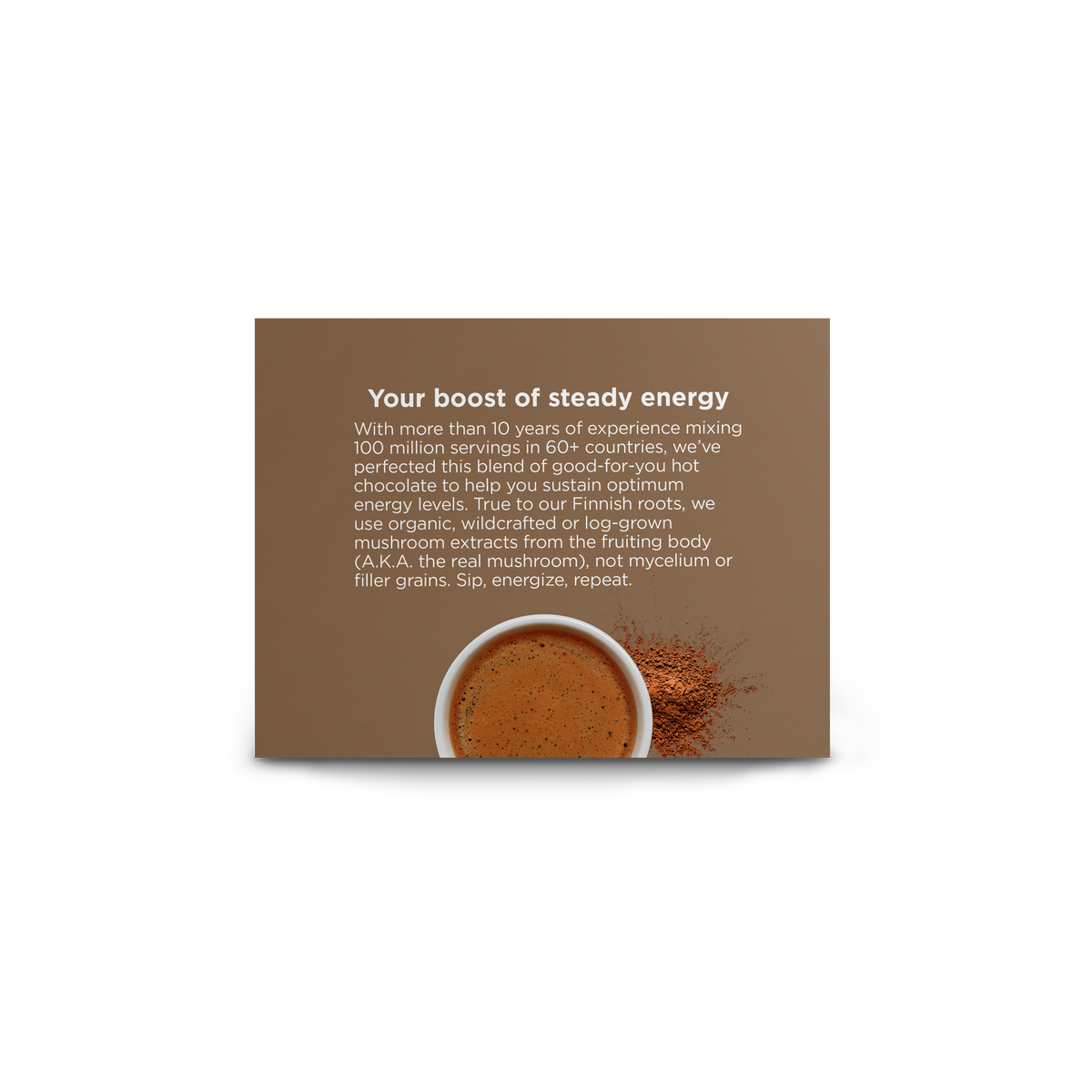 BOOST Organic Cacao Mix with Cordyceps Mushrooms (4-PACK)
