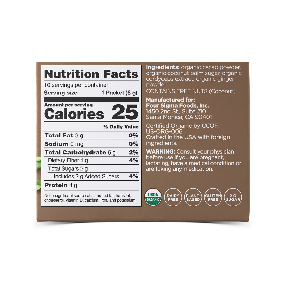 Mushroom Cacao Mix with Cordyceps