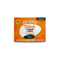 THINK Organic Instant Coffee Mix with Lion's Mane & Chaga Mushrooms (4-pack)