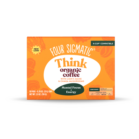 THINK Coffee with Lion's Mane & Chaga Mushrooms Pods  (10 ct)