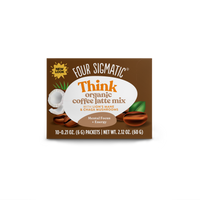 THINK Organic Coffee Latte Mix with Lion's Mane Mushrooms (4-PACK)