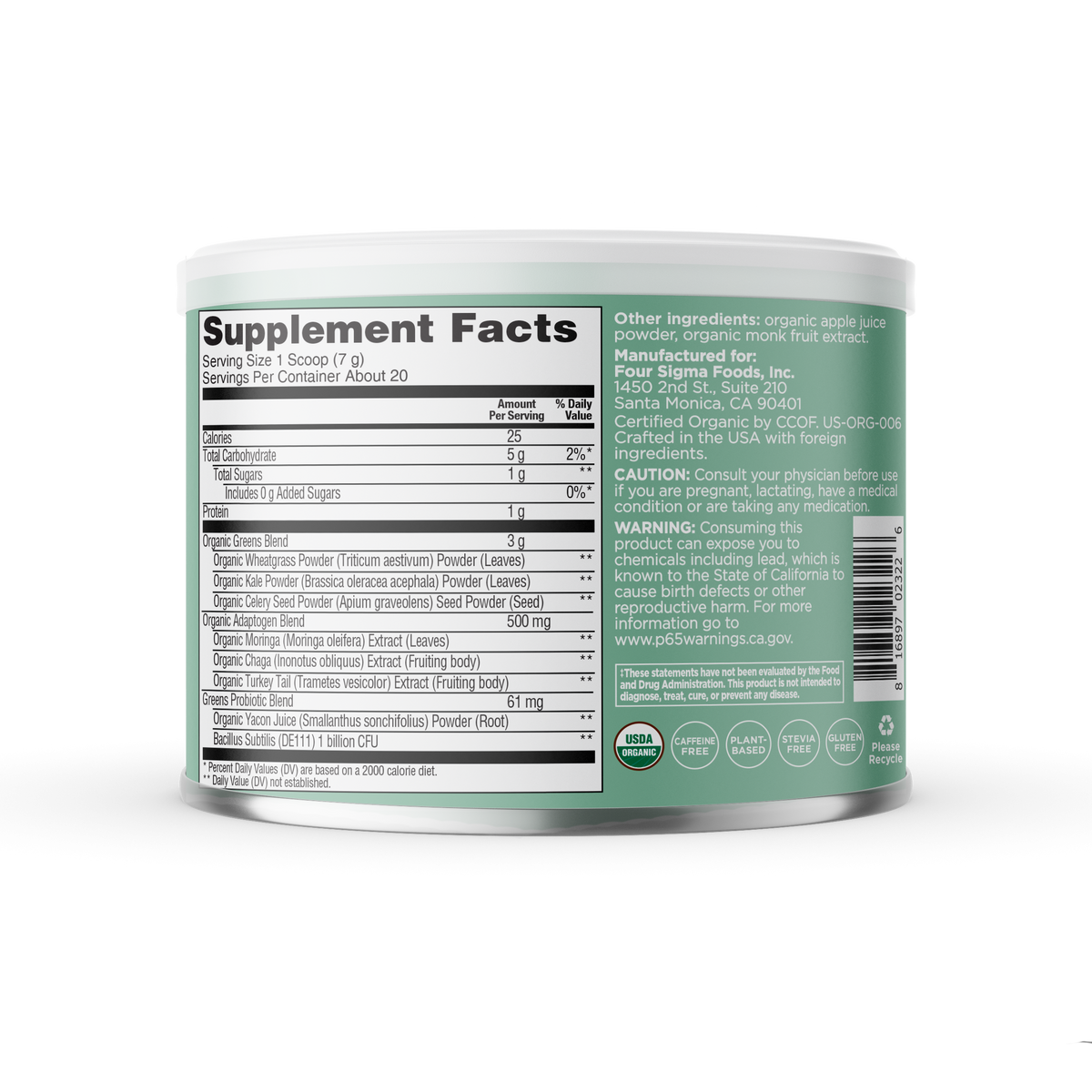 Gut Health Super Powder with Probiotics & Prebiotics