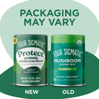 PROTECT Organic Mushroom Blend Mix with 10 Genius Adaptogens  (6-Composite Cans)