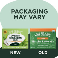 THINK Organic Matcha Latte Mix with Lion's Mane Mushrooms (4 PACK)