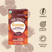 Focus Dark Roast High Caf Espresso Pods (10ct)